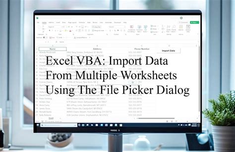 excel vba import data from word document