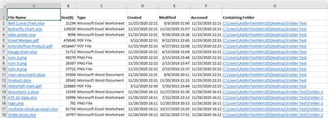 excel vba list file names in folder