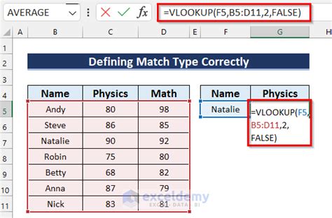 excel vlookup not matching correctly