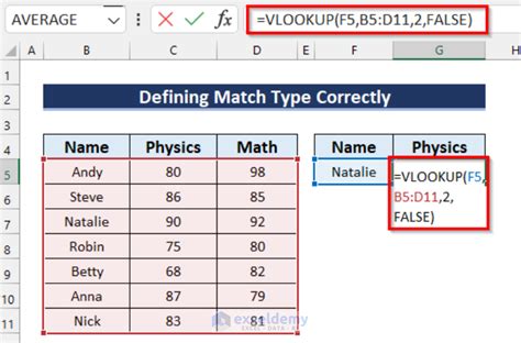 excel vlookup not returning exact match
