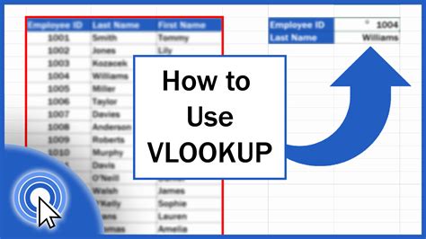 Excel Vlookup Formula Use