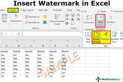 5 Excel Watermark Tips