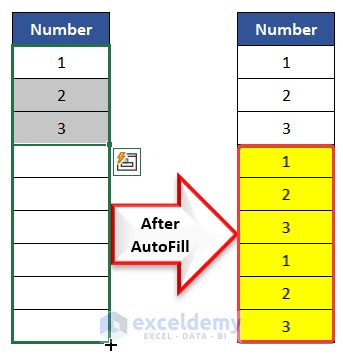 excel won't autofill sequential numbers