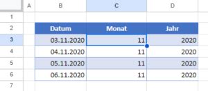 Tag, Monat und Jahr aus Datum extrahieren in Excel YouTube