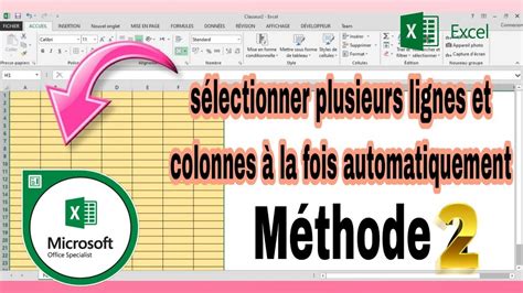 MACRO SÉLECTIONNER TOUTE LA LIGNE ET LA COLONNE ACTIVE DANS UN TABLEAU EN VBA DOCTEUR EXCEL