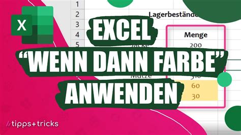 In Excel automatisch Farbe in Zellen einfügen YouTube