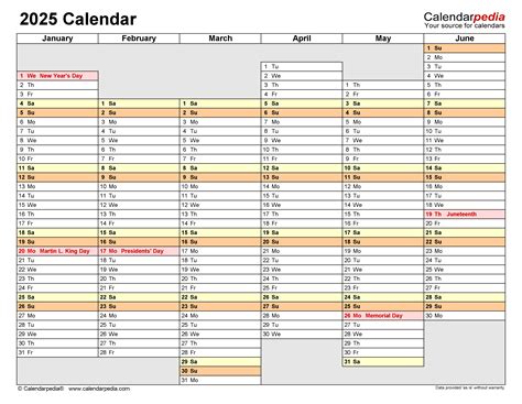 2025 Yearly Calendar Template Vertical Design Free Printable Templates