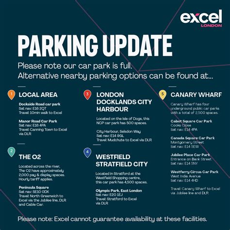 5 Excel Parking Tips