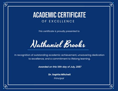 Achieving Excellence in Academics