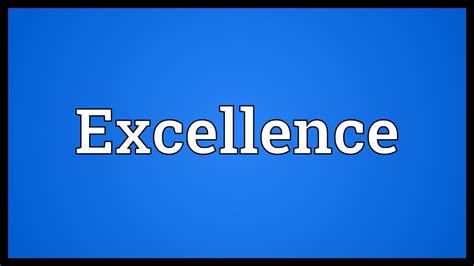 excellence meaning in urdu with example