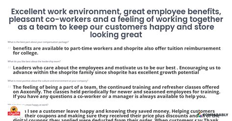 Excellent Work Environment Matters