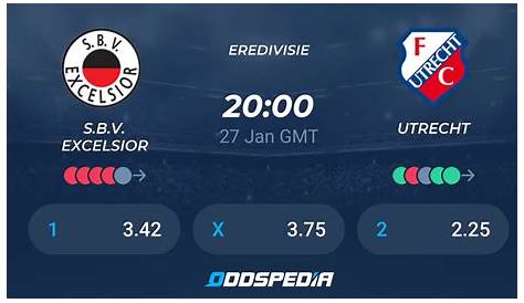 Excelsior vs FC Utrecht Prediction, Odds & Betting Tips 01/27/2024