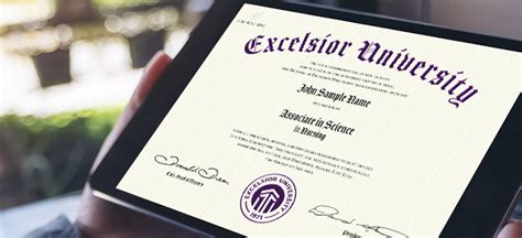 excelsior online program degrees