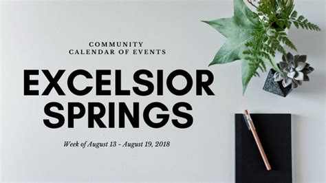 excelsior springs events calendar