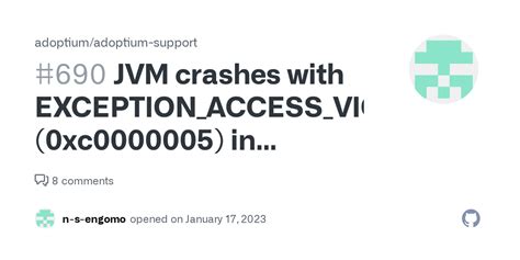 Exception Access Violation Jvm