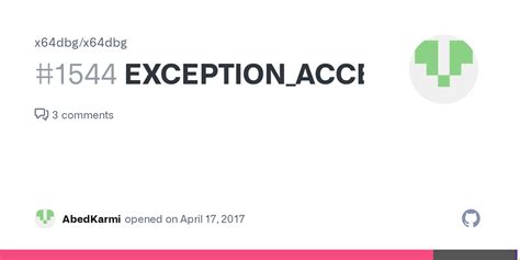 Exception Access Violation X64Dbg