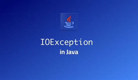 Exception Java Io Ioexception Is Never Thrown In The Method