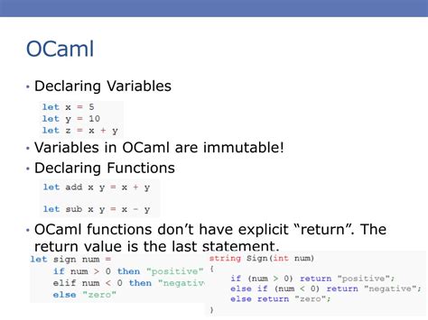 Exception Ocaml Example