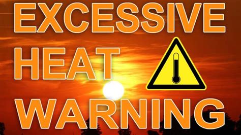 excessive heat warning symptoms