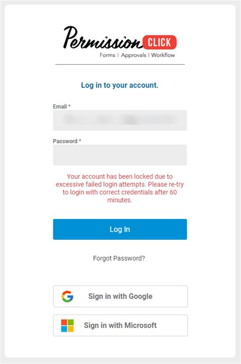 excessive login attempts for a user