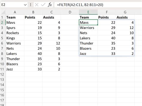 Exchange Filter Function