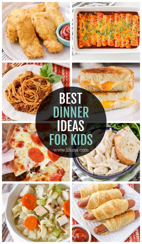exciting dinner ideas for kids