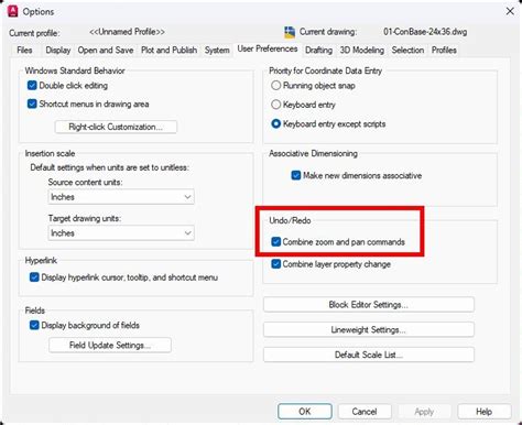 exclude command in autocad
