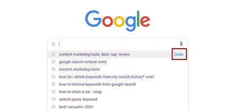 exclude keyword in google search