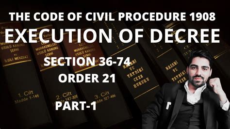 execution of decree and order