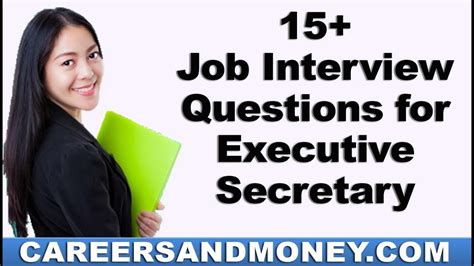 Executive secretary interview questions