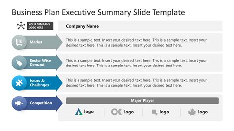 executive overview slide example