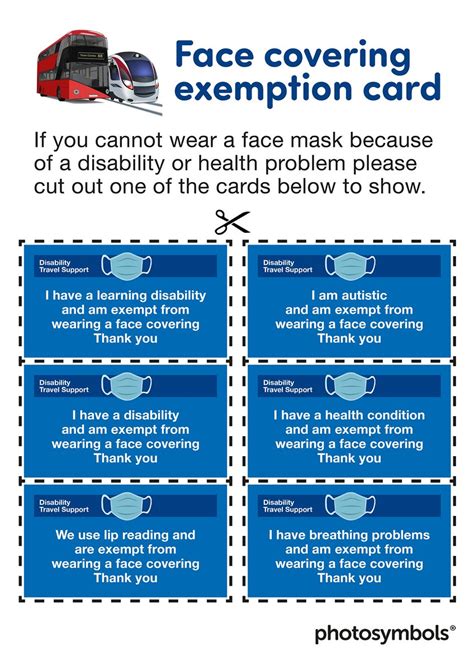 Exemption Of Face Mask