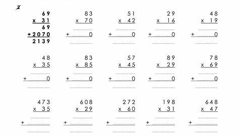 meilleur Exercices De Multiplication Ce2 À Imprimer dessin - Bts cpi