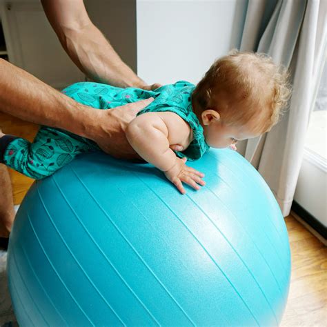 Exercise Ball Baby Drop