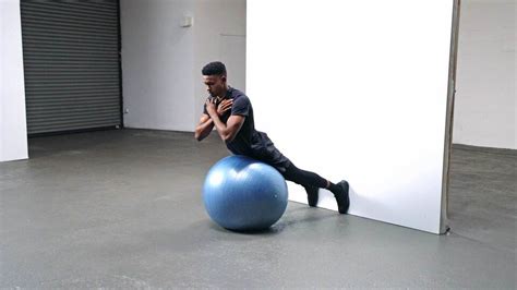 Exercise Ball Hyperextension