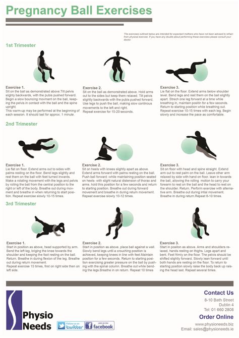 Exercise Ball Pregnancy Exercises