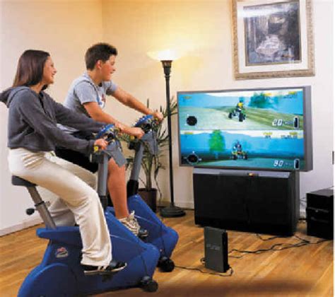 Exercise Bike With Game Screen