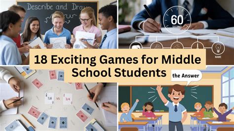 Exercise Games For Middle School Students