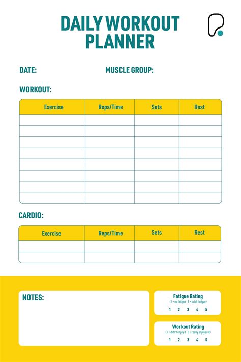 Incredible Exercise Plan Template For References