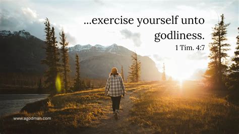 exercise yourself unto godliness verse