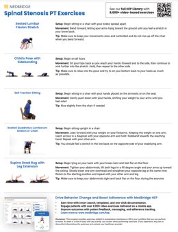 Exercises For Spinal Stenosis Pdf