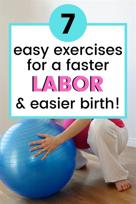 exercises to do to make labor easier