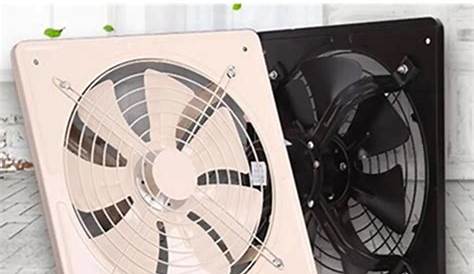 Black 12 inch Exhaust Fan High Speed Air Extractor Window Ventilation