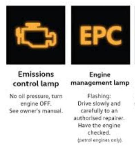 Exhaust Emission Control Light