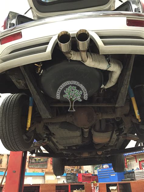Exhaust Rerouted Car