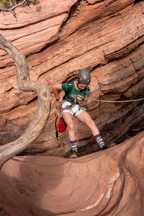 Exhausted after canyoning