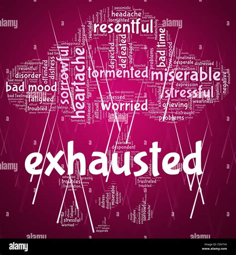 Exhausted Meaning To