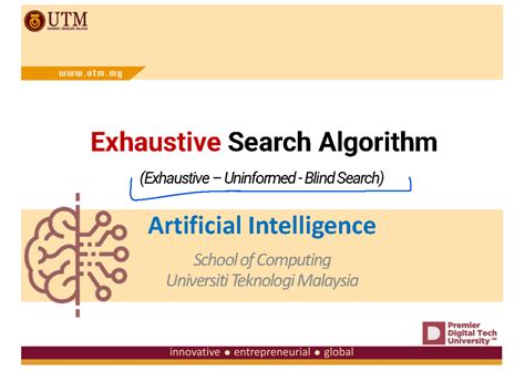 exhaustive search techniques in artificial intelligence
