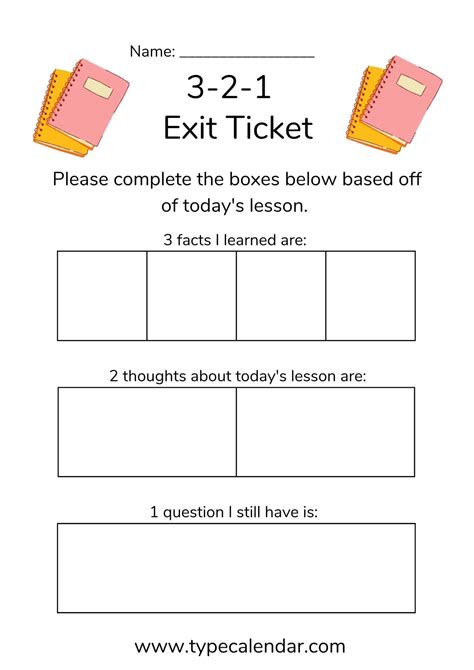 24 Printable Exit Ticket Templates (Word & PDF) ᐅ TemplateLab