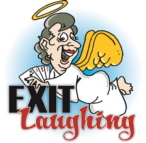 exit, laughing